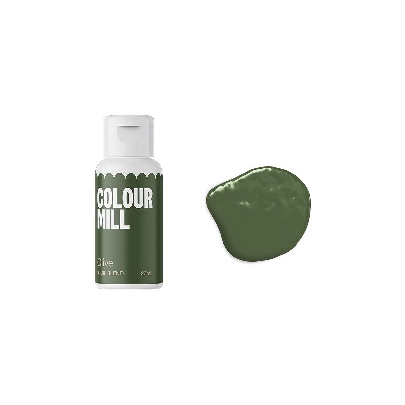 Colour Mill Oil Blend Food Colouring Olive 20ml