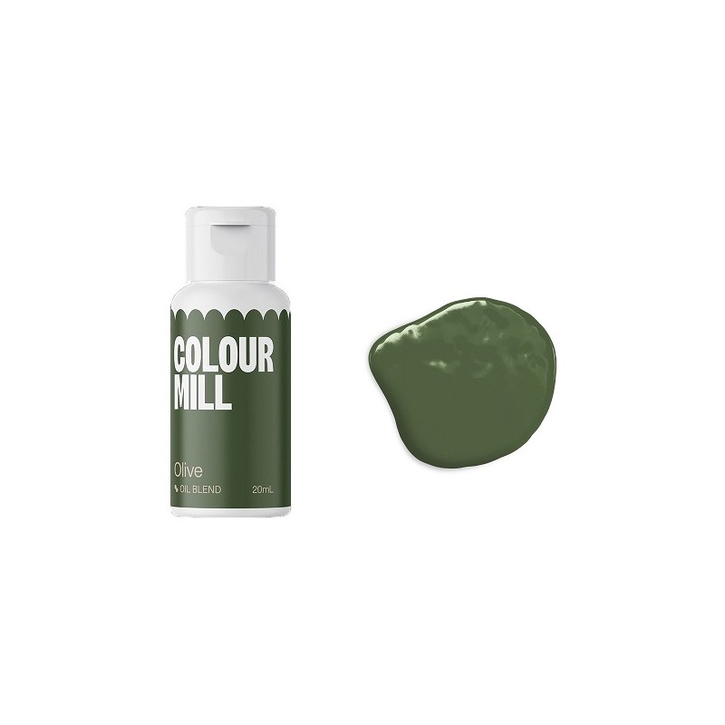 Colour Mill Oil Blend Lebensmittelfarbe Olive 20ml