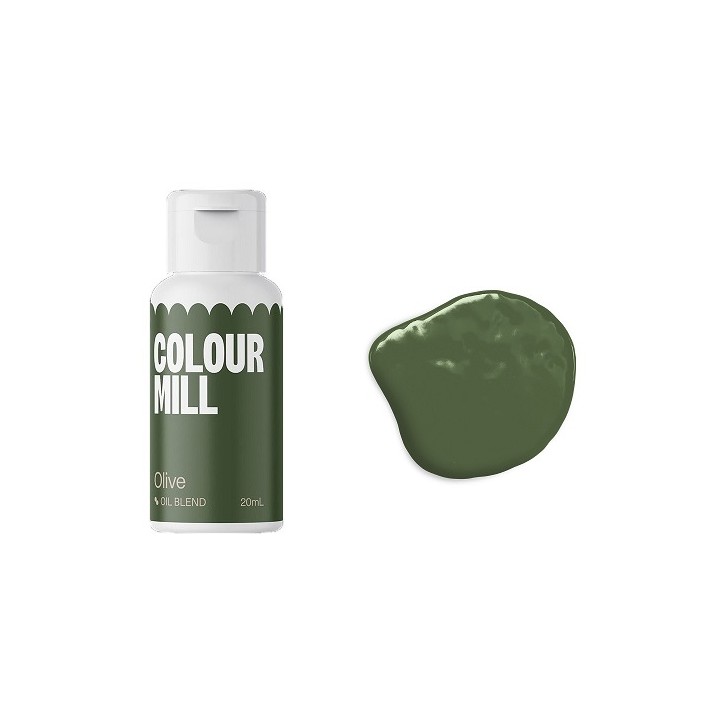 Colour Mill Olive Lebensmittelfarbe 20ml Oil Blend Colour Mill Olive Lebensmittelfarbe 20ml Oil Blend