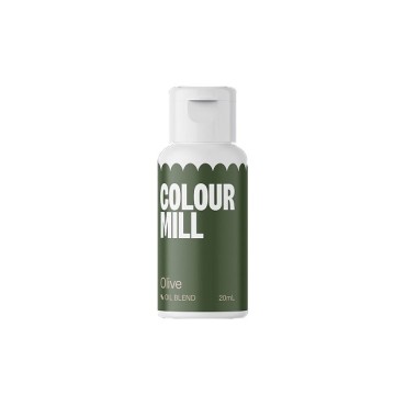 Green Colour Mill Colours Food Colouring Olive Vegan Foodcolour Green, Olive-Green Colour Mill Food Colouring, Olive oil based c
