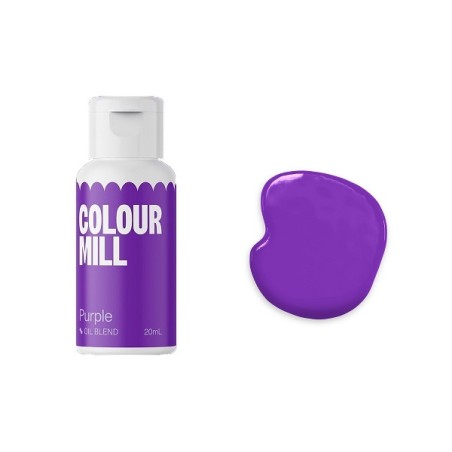 Purple Pigment Food Colouring Colour Mill Oil Blend Purple Chocolate Colour