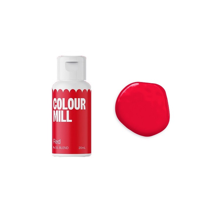 Colour Mill Oil Blend Red 20ml – Lebensmittelfarbe für Buttercreme & Schokolade