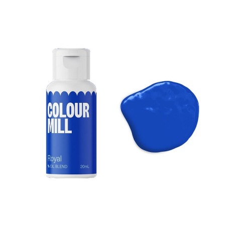 20ml Colour Mill Oil Blend Königsblau, Royal Lebensmittelfarbe, Royalblau Cake Design Farbe,