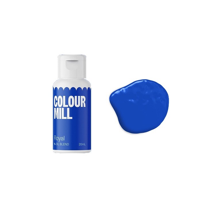 Colour Mill Royal Lebensmittelfarbe – Königsblau Öl-basiert für Backen & Schokolade, 20ml Colour Mill Royal Lebensmittelfarbe – Königsblau Öl-basiert für Backen & Schokolade, 20ml