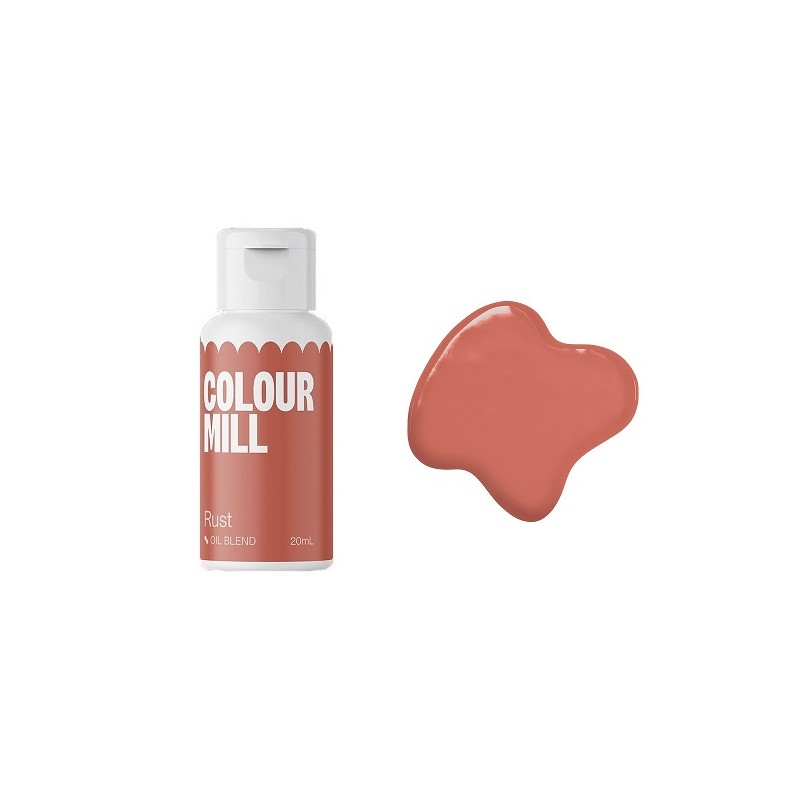 Colour Mill Oil Blend Food Colouring Rust 20ml