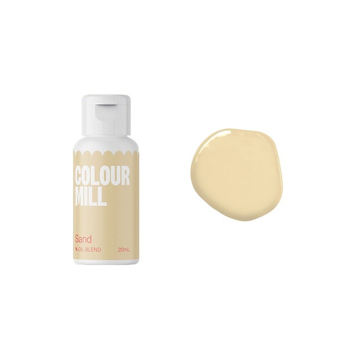 Colour Mill Sand Lebensmittelfarbe 20ml Oil Blend