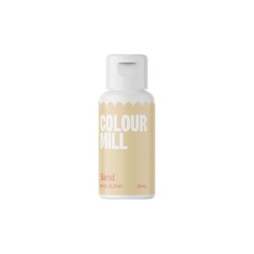 Sand-Yellow Food Colouring, Vegan Oilblend Beach Colour Mill, Beige Chocolate Color Sand,