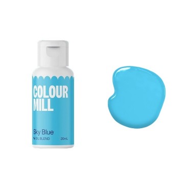 Colour Mill Oil Blend Sky Blue, Edible Colour Blue Colour Mill Oil Blend, Edible Pigment Colour Skyblue, Kosher Food Colouring B