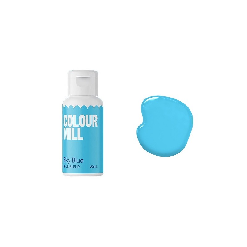 Colour Mill Oil Blend Food Colouring Sky Blue 20ml