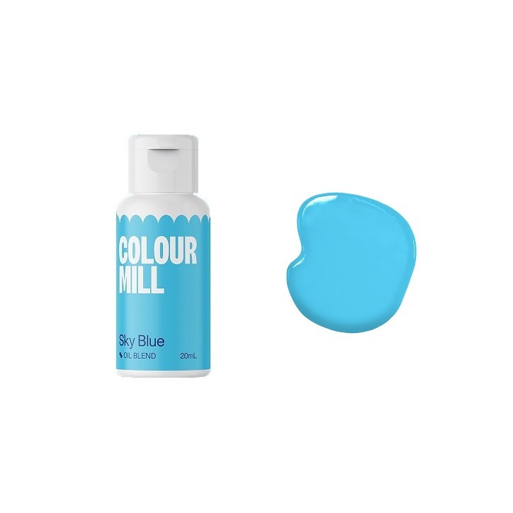 Colour Mill Sky Blue Lebensmittelfarbe 20ml Oil Blend