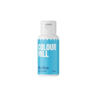 Colour Mill Oil Blend Sky Blue, Edible Colour Blue Colour Mill Oil Blend, Edible Pigment Colour Skyblue, Kosher Food Colouring B