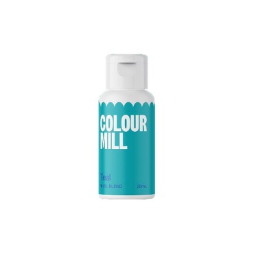 Teal Food Colouring Vegan Colour Mill Oil Blend Teal Kosher Chocolate Colour Turquoise Blue-green edible colour