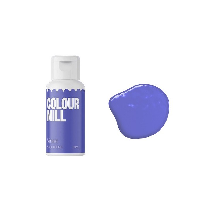 Colour Mill Violet Lebensmittelfarbe 20ml Oil Blend