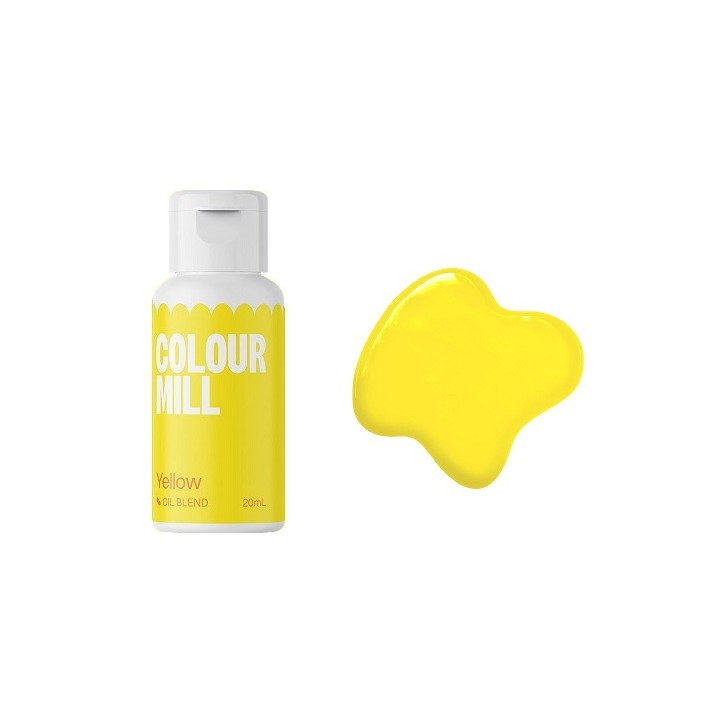 Colour Mill Yellow Lebensmittelfarbe 20ml Oil Blend