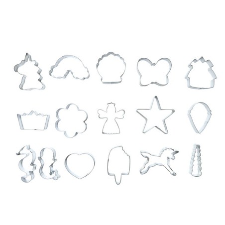 Fairytale Cookie Cutter Set Fairytale themed Cookie Collection Uniforn Rainbow Mermaid Fairy