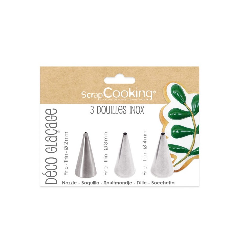 ScrapCooking Cookies Tip Set 3-pcs