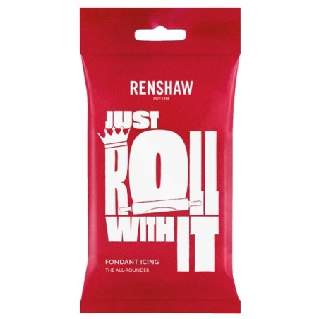 Renshaw Weisser Rollfondant Just Roll iwth It Fondant Icing Weiss Vegan