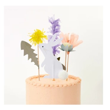 Easter Cake Topper Set 218017 - Easterbunny Topper - Caketopper Easter Brunch