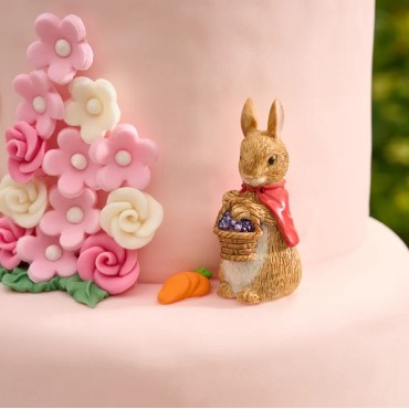 Flopsy Bunny Hasenmädchen Tortenfigur Oster Kuchendekoration Peter Rabbit