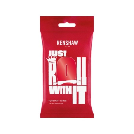 Red Sugarpaste Vegan - Kosher Poppy Red Fondant Icing - Renshaw Red Sugar Paste Kosher