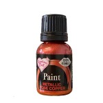 Rainbow Dust Lebensmittelfarbe Paint Metallic Rose Copper - Rosé Kupfer, 25g