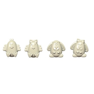 SCG30 Easter Friends Chocolate Mould - Easter Chocolate Mould - Silikomart Easter Friends Choco Mould