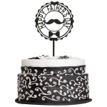 DeKora Happy Fathers Day Cake Topper 15x9.8cm