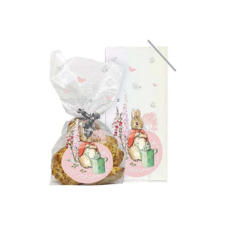 Anniversary House 12.5x28.5cm Flopsy Bunny Cello Bags, 20 pcs