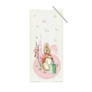 Flopsy Bunny Cello Bags - Easter Peter Rabbit Printed Bags Flopsy Bunny M589