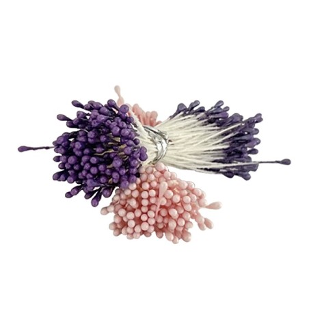Decora Blütenpollen Lila Rosa 288 Stück kaufen Schweiz | Zuckerblumen Zubehör