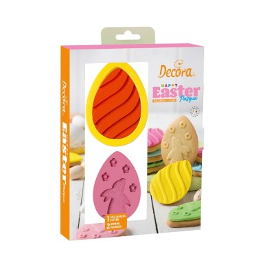 Decora Osterei Ausstecher Set mit Präger 3-teilig kaufen Schweiz | Oster Kekse