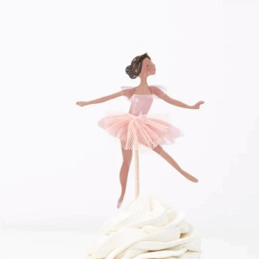 Ballerina Dancer Cupcake Deco Set - Meri Meri Cupcake Kit Ballerina - Dancer Cupcake Topper