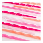 Meri Meri Twisted Candles Pink Mix, 16 Pcs