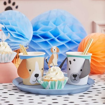 Hunde Cupcake Deko Set - Meri Meri Pup-Cake Kit - Puppy Cupcake Kit