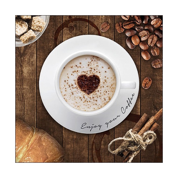 Ambiente Coffee Time Servietten 20 Stück kaufen Schweiz | Kaffee Servietten