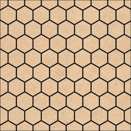 Napkin 33 Recycled Hexagon Nature FSC Mix 13317601 - Honeycomb Tissue Napkins - Recycled Paper Napkin Hexagon
