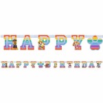 Amscan Paw Patrol Rainbow Happy Birthday Letter Banner 180x15cm