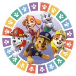 Amscan Paw Patrol Rainbow Plates, 8 pcs