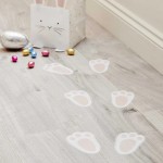Ginger Ray Easter Bunny Footprint Floor Stickers  12x8cm, 10 pcs