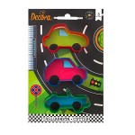 Decora Brum Brum Vehicle Cookie Cutter Set, 3 pcs