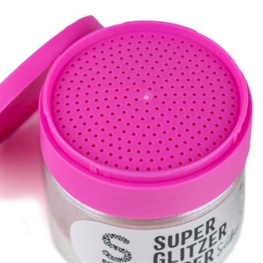 Edible Pink Glitter - Glutenfree Pink Superglitter Powder Cake Decor - Pink glitter Super Streusel