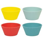 Talking Tables Rainbow Silicone Cupcake Cases 12 pcs