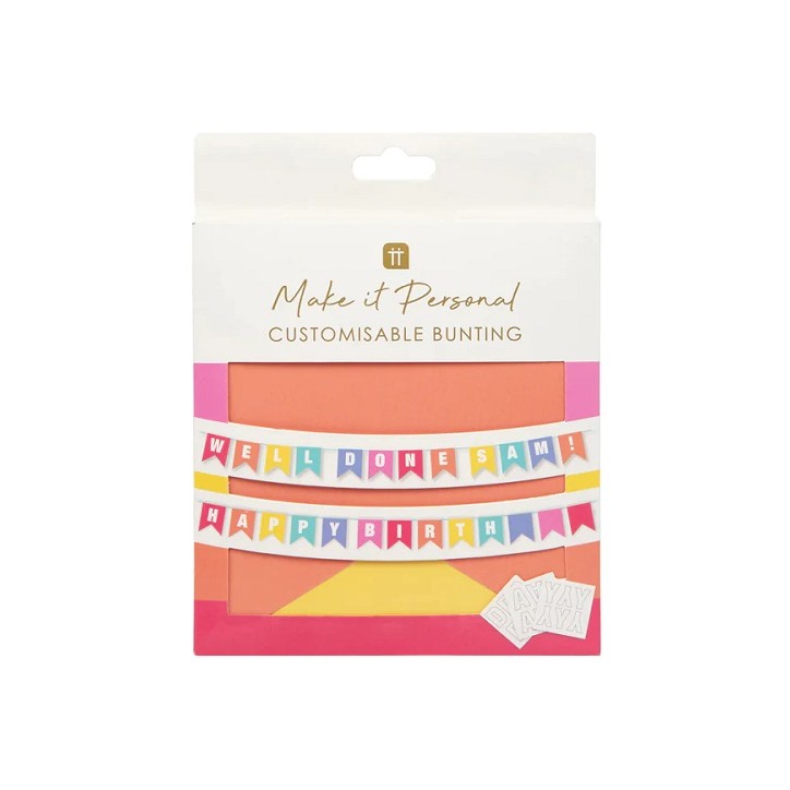 Customisable Party Bunting 3m Talking Tables | Buy Switzerland Customisable Party Bunting 3m Talking Tables | Buy Switzerland