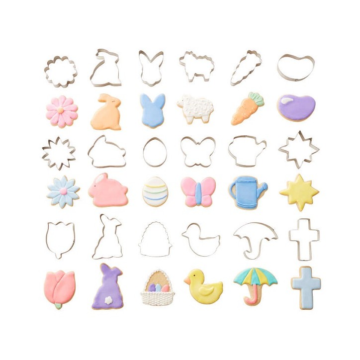 Wilton Easter Cookie Cutter Set 18pcs | Buy Switzerland