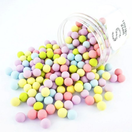 Chocolate Pearls Pastel Mix - Delicious Chocolate Balls Cake Decoration - Edible Pearls Dull Pastel