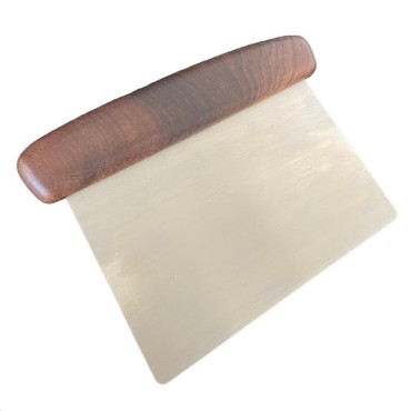 Stainless Steel Dough Cutter - Bench Knife Walnutt - Dough Scraper Walnut