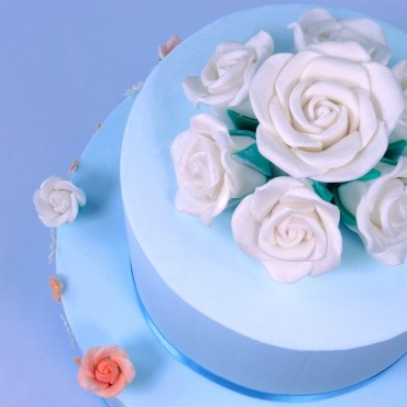 Shop edible Roses - Pre-made Sugarflower Roses - Craftflower Roses Wedding Cake Topper
