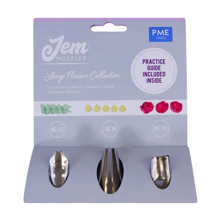 JEM Large Flower Piping Tips Set #113 #116 #1R | Buy Switzerland