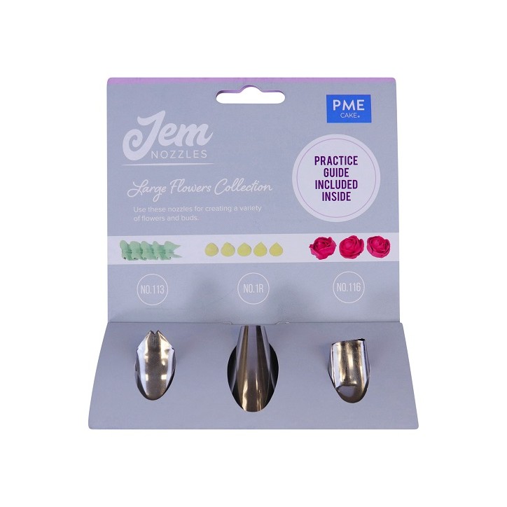 JEM Large Flower Piping Tips Set #113 #116 #1R | Buy Switzerland
