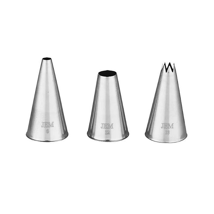 JEM Bulbs & Shells Piping Tips Set #6 #12 #18 | Buy Switzerland